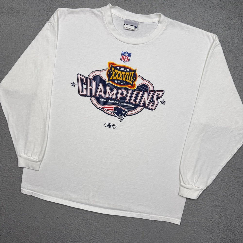 Vintage Y2K New England Patriots NFL Long Sleeve T-shirt